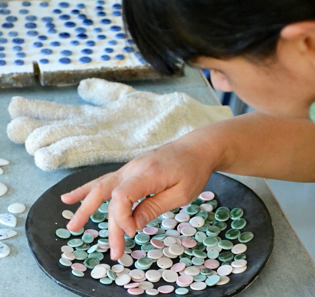 Pièces en céramique pour la réalisation de bijoux